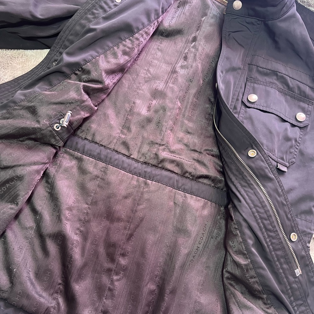 COACH zip up jacket